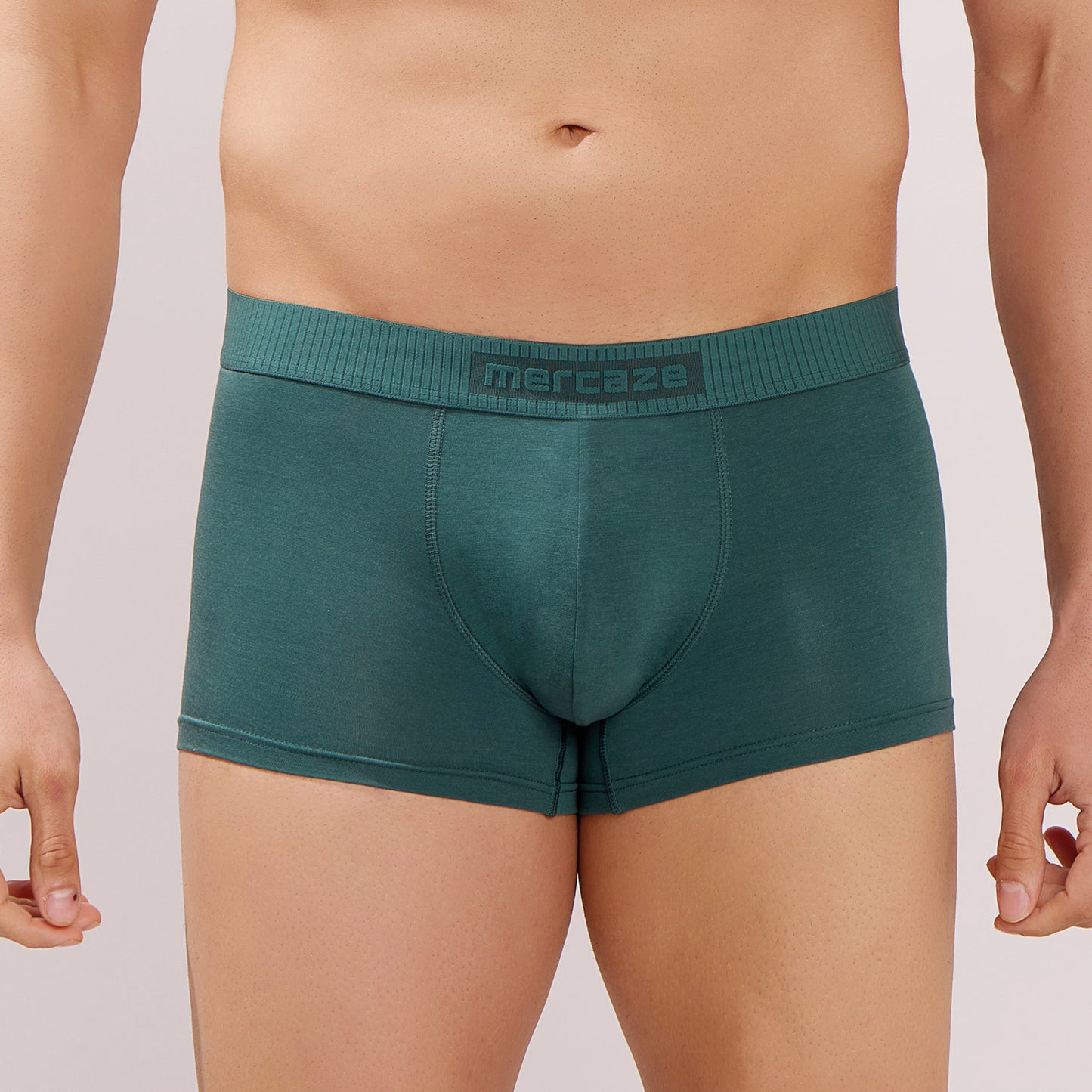 Ultra Soft Elastic Waistband- Premium Bamboo Cotton Spandex (Hipster) - M116- Olive