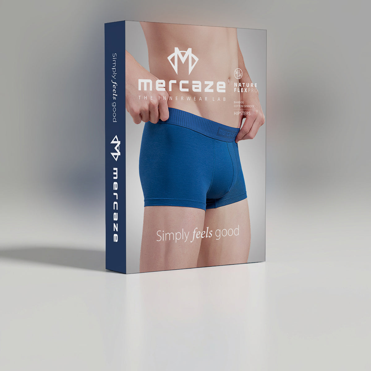 Ultra Soft Elastic Waistband- Premium Bamboo Cotton Spandex (Hipster) - M116- Royal Blue