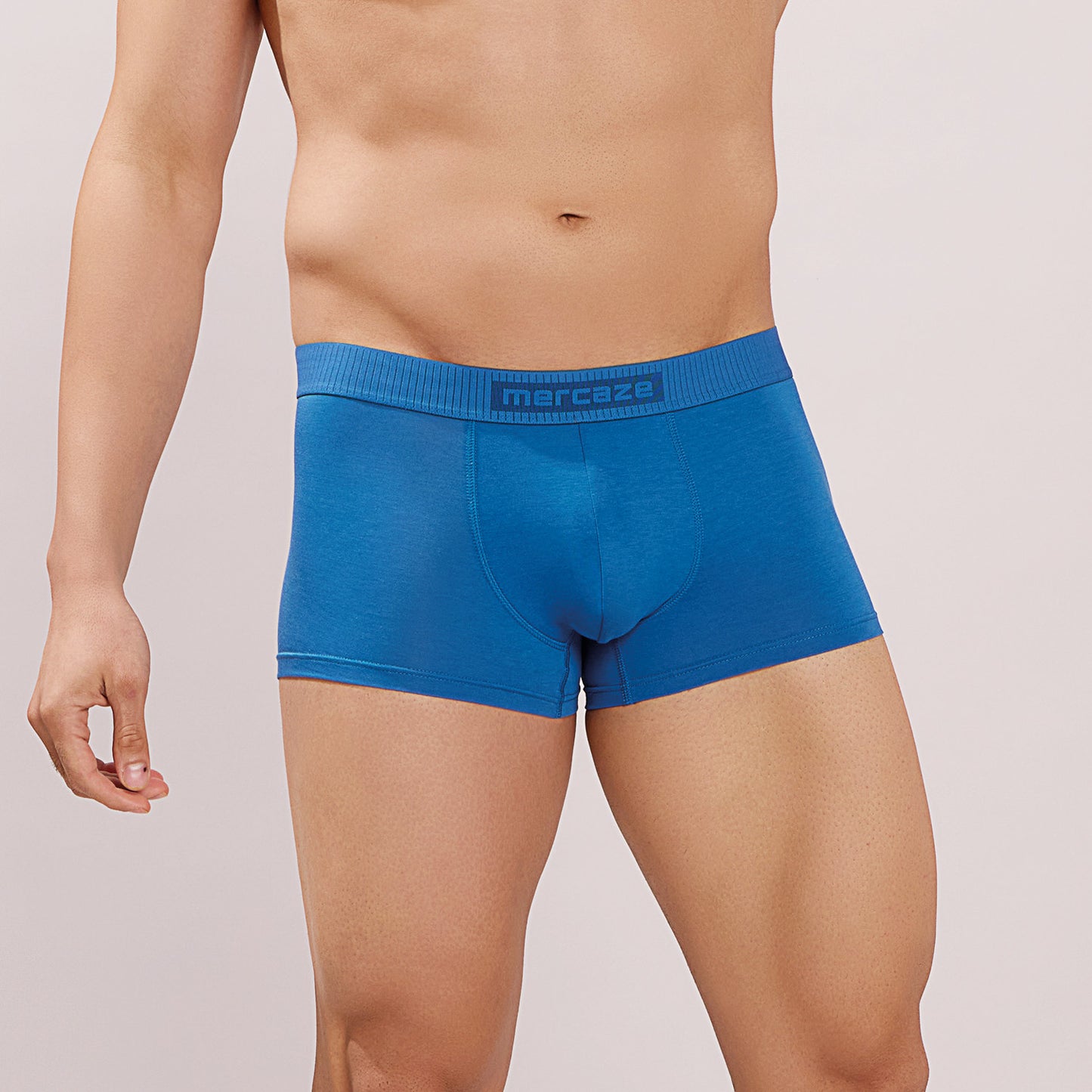 Ultra Soft Elastic Waistband- Premium Bamboo Cotton Spandex (Hipster) - M116- Royal Blue