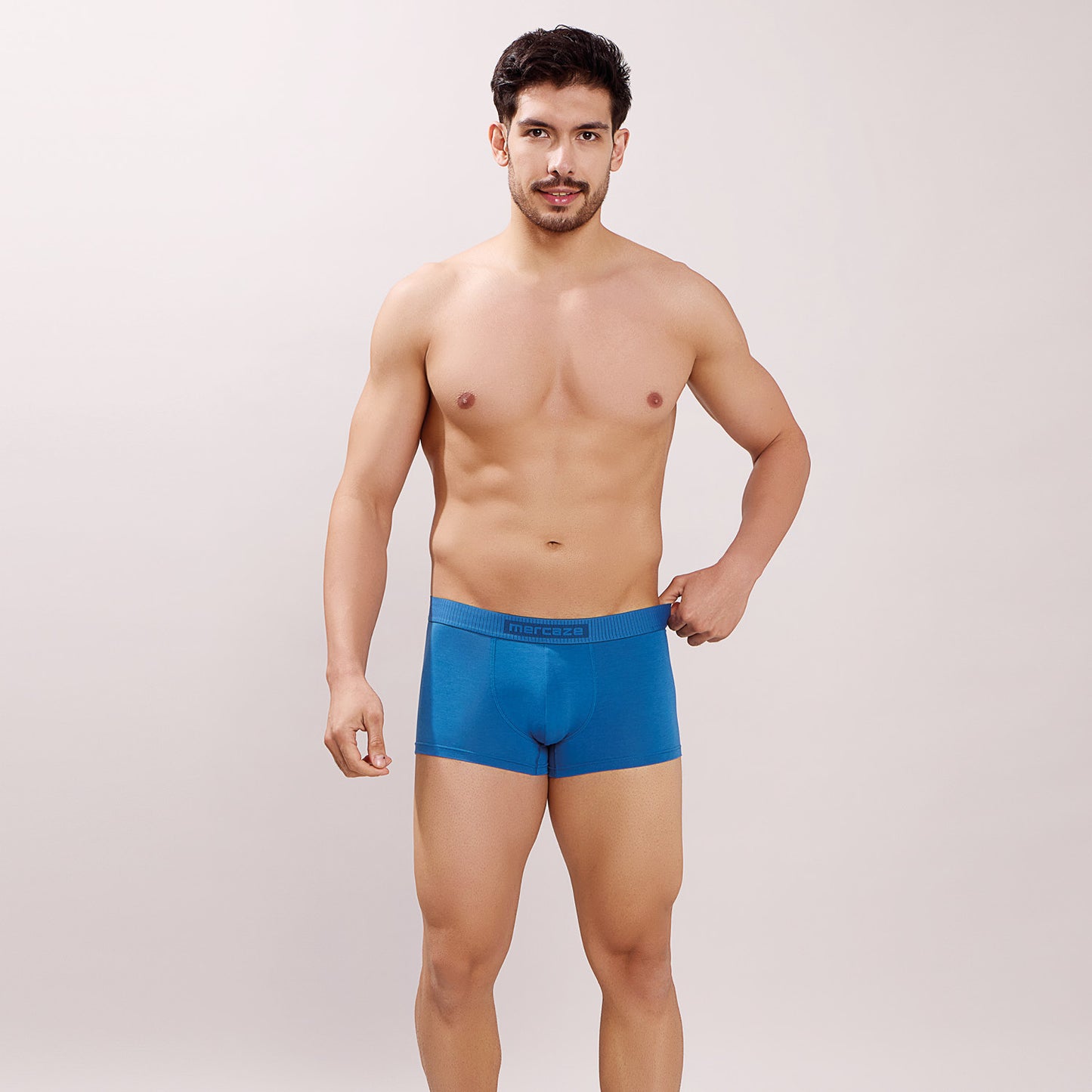 Ultra Soft Elastic Waistband- Premium Bamboo Cotton Spandex (Hipster) - M116- Royal Blue