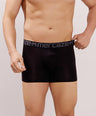 Ultra-Soft Waistband - Premium Cotton Modal Spandex Trunk - M117 -  Black