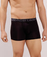 Ultra-Soft Waistband - Premium Cotton Modal Spandex Trunk - M117 -  Black