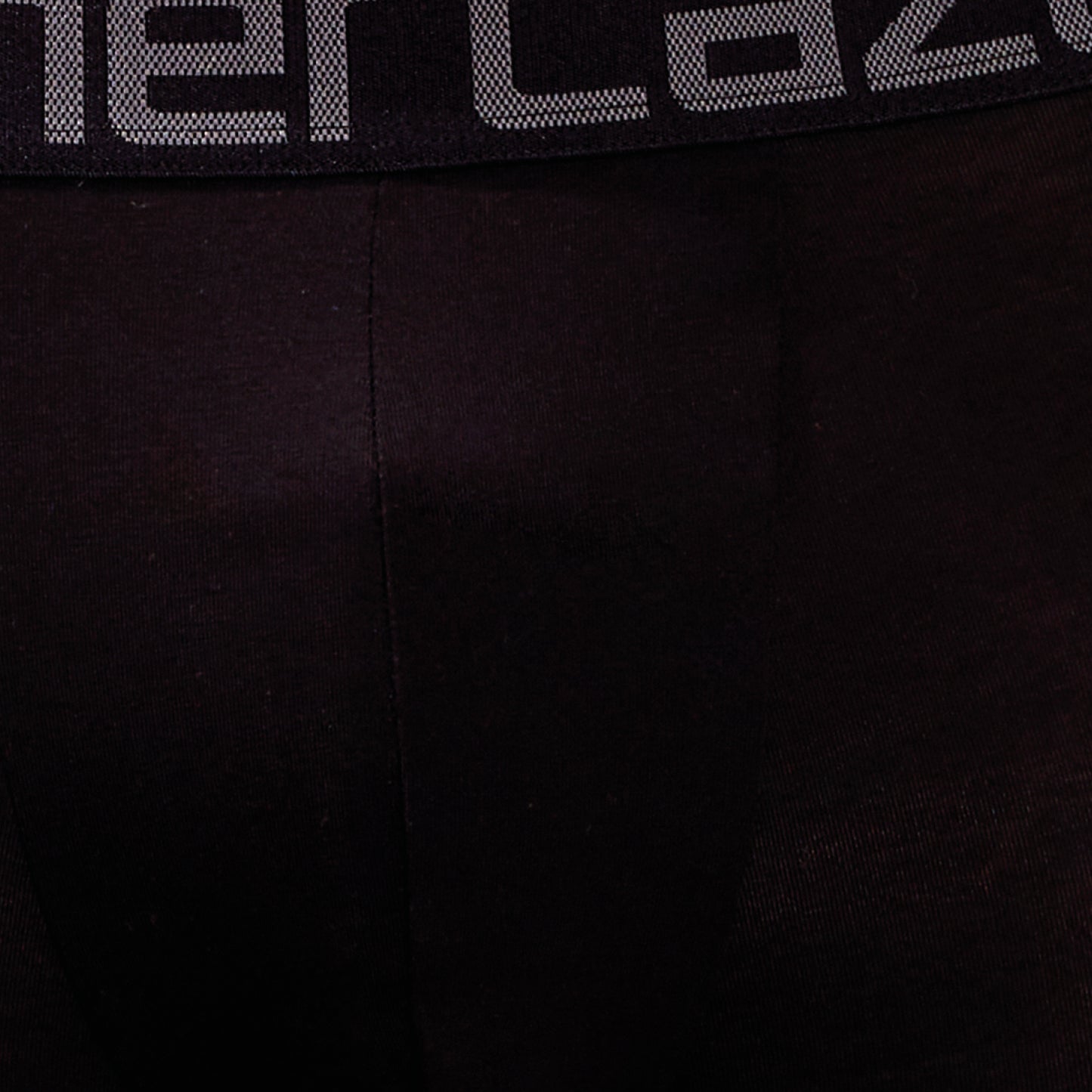 Ultra-Soft Waistband - Premium Cotton Modal Spandex Trunk - M117 -  Black