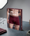 Ultra-Soft Waistband - Premium Cotton Modal Spandex Trunk - M117 -  Burgandy
