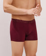 Ultra-Soft Waistband - Premium Cotton Modal Spandex Trunk - M117 -  Burgandy