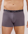 Ultra-Soft Waistband - Premium Cotton Modal Spandex Trunk - M117 - Dark Grey