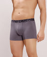 Ultra-Soft Waistband - Premium Cotton Modal Spandex Trunk - M117 - Dark Grey