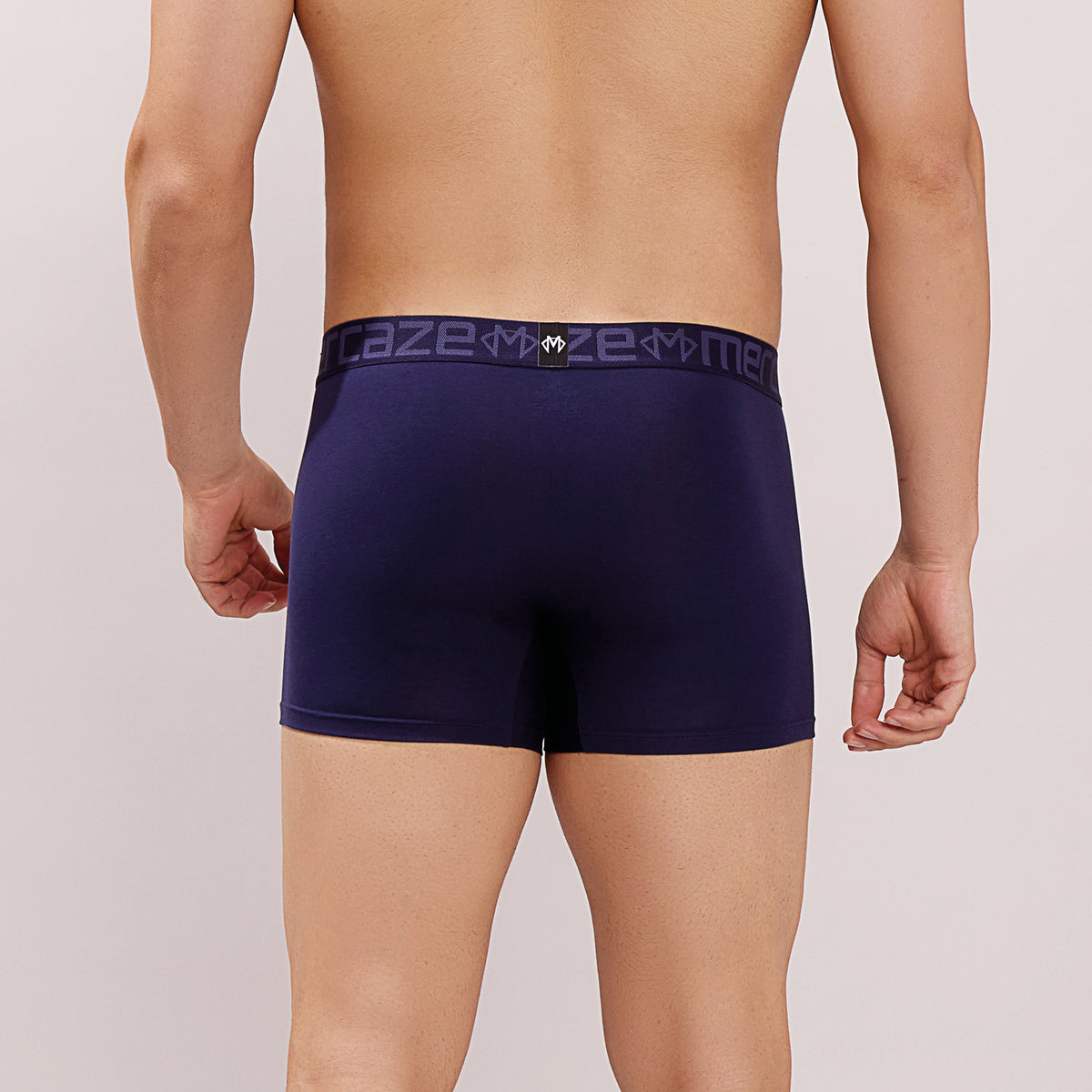 Ultra-Soft Waistband - Premium Cotton Modal Spandex Trunk - M117 - Navy