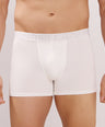Ultra-Soft Waistband - Premium Cotton Modal Spandex Trunk - M117 -  White