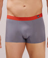 Seamless Ultra-Stretch Comfort – Microfiber Nylon Spandex Trunk – M122 – Dark Grey