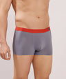 Seamless Ultra-Stretch Comfort – Microfiber Nylon Spandex Trunk – M122 – Dark Grey