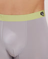 Seamless Ultra-Stretch Comfort – Microfiber Nylon Spandex Trunk – M122 – Light Grey